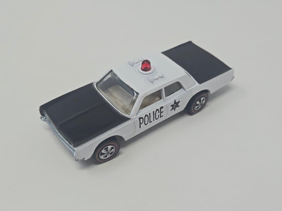 1969 Police Cruiser Hot Wheels Redline
